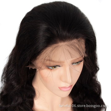 brazilian hair wigs with closure hd lace front 13x6 wigs natural wet curls cuticle aligned virgin human hair wig